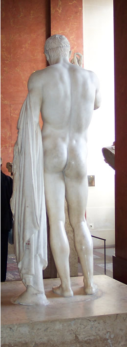 Greek status at the Louvre