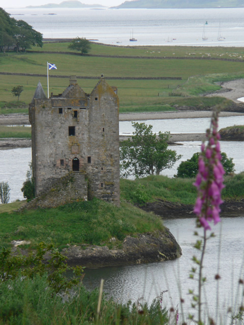 Castle on island