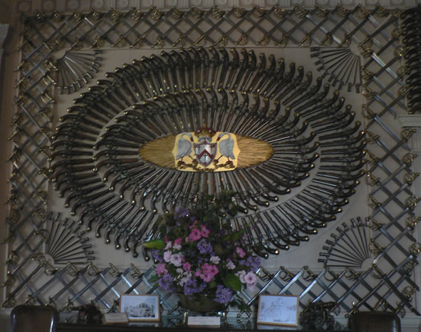 Gun display in Culzean