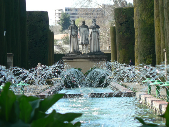 Alcazar garden closeup